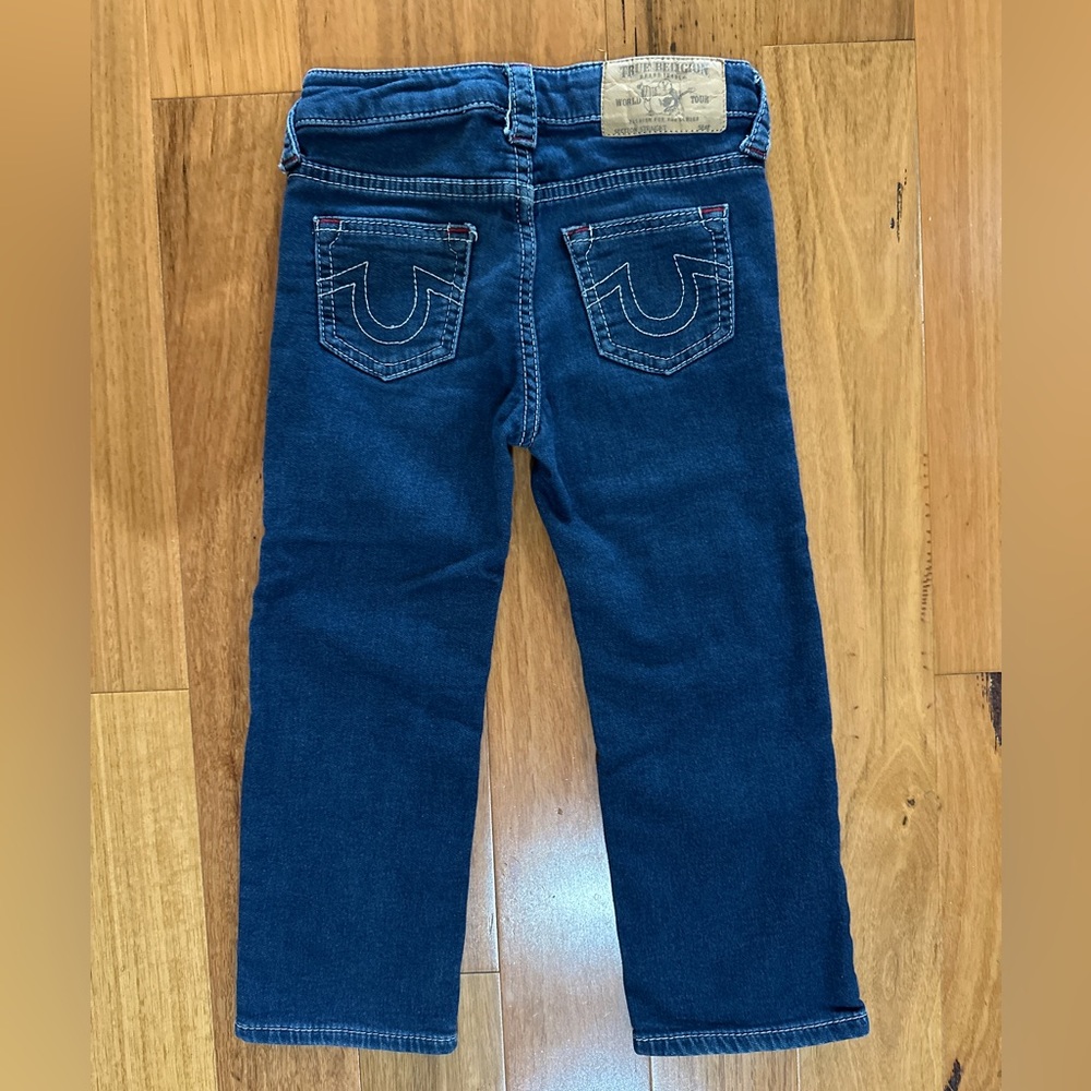 True Religion Boys Jeans Size 4 dark wash
